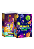 Pack of 10 New Space galaxy Theme Birthday Return Gift Paper Bags|Made in India| Universe solar system Theme Carry Bags (Multi,