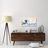 Hokusai'S Wave 2.0 (Detail)-Paper Art-38,,X20,,