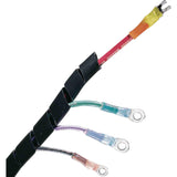 Ancor 452751 Marine Grade Electrical Spiral Wrap (3/4Inch, Black, 10Feet)