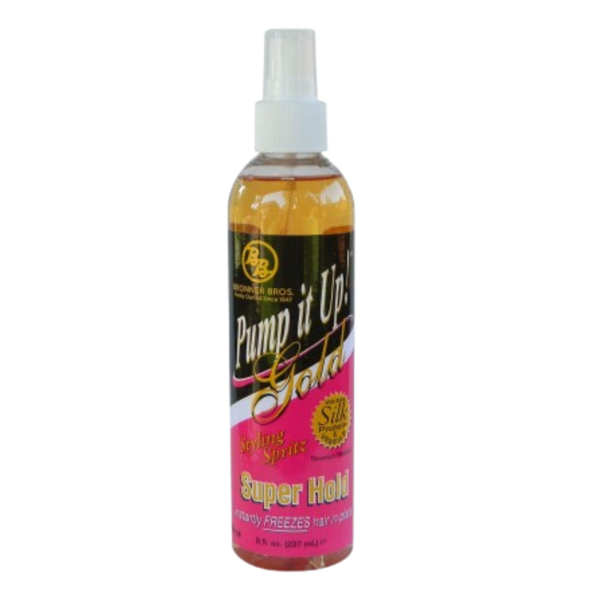 Bronner Brothers Pump It Up Spritz Gold, 8 Ounce