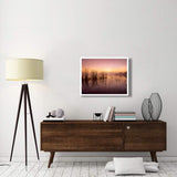 Reeds Reflected In Sweet Bay Pond At Sunrise, Everglades National Park, Florida-Paper Art-34,,X26,,