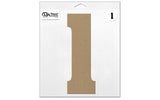 Chipboard Number 11 1 1pc Natural