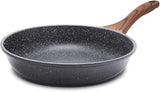 Sensarte Nonstick Frying Pan Skillet, Swiss Granite Coating Omelette Pan, Healthy Stone Cookware Chef'S Pan, Pfoa Free (8/9.5/10/11/12.5 Inch) (9.5 Inch)