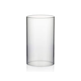 Wgvi Hurricane Candle Holder Sleeve Wide 3.5 Height 6 Clear Glass Cylinder Candleholder Chimney Tube Open Ended Candle Shade 1 Piece -Like New
