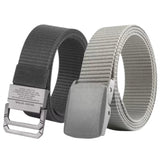 Niddleman Tactical Belt, Military Grade Nylon Belt With QuickRelease Buckle, Army Grey, Adjustable To Formal & Casual Wear(Pack