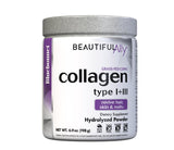 Bluebonnet Nutrition Beautiful Ally Collagen Powder, Hydrolyzed Collagen from Grass Fed Cows, Collagen Peptides Type 1 & 3, Non 