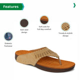 Ortho Joy Doctor Slipper For Women || Orthopedic Fashionable Women'S Slipper,Beige,5,B0BRTYD6ZB