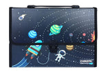Chrome Space Design Expanding File Folder With 13 Section Pockets, A4 Size