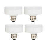 SLEEKLIGHTING LED Low Profile Flat Puck Light Bulb, E26, 11W, Dimmable, 2700K Warm White, 800lm, UL Listed - (4 Pack)