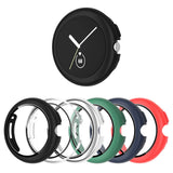 shenou Case for Google Pixel Watch 2 (2023 New)/1, [6-Pack] Hard PC Shockproof Bumper Cover with Tempered Glass Screen Protector