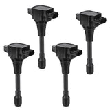 Ignition Coil Pack 4pcs for Infiniti FX50 M56 Q70 Q70L QX60 QX70, Nissan March Altima Cube NP300 Frontier NV200 Rogue Select Sen