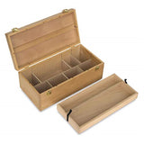 Art Alternatives Wood Box Supply Chest,Brown,161/8x8x57/8