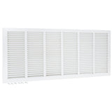 EZ-FLO 30 x 12 Inch (Duct Opening) Return Air Vent Cover for Wall or Ceiling, Solid Steel Return Air Grille, HVAC Vent Cover, Wh