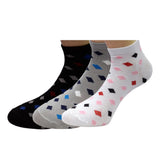Footprints Organic Cotton Women Ankle Socks Pack Of 3 Black Freesize (69) (Designerchecks)