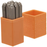 ImpressArt Basic Bridgette 3mm Number Metal Stamp Set, Steel Punches for Metal Stamping