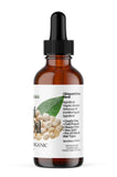 100% Organic Kukui Nut Oil | Imported From Hawaii | 2oz Glass Bottle | Glass Dropper | Natural Moisturizer for Skin, Hair and Fa