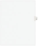 Avery Individual Legal Exhibit Dividers, Avery Style, 10, Side Tab, 8.5 x 11 Inches, Pack of 25 (11920)