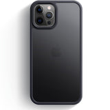 Anqrp Designed for iPhone 12/12 Pro Case Black [Support Wireless Charging], [Silky Touch] Soft Silicone Slim Anti-Scratch Phone 