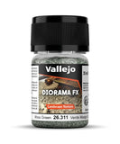 Vallejo - Diorama FX Landscape Textures | Moss Green 0.5 to 2 mm (0.02 to 0.08) Particle Size | Ideal Basing for Scenary and Dio