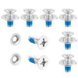 16pcs Snowboard Binding Screw Set, with Washers Stainless Steel Snowboard Mounting Screws Accessories Ski Binding Screws Sport P