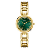 Guess Round 32Mm Green Dial Analog Women Watch - U1387L7M