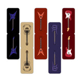 woopme Guitars Magnetic Bookmark for Book Lovers Readers Students Gift Magnetic Page Clips Folding Set of 5
