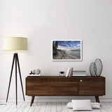 Abraham Lake Created By Bighorn Dam On The North Saskatchewan River, Jasper National Park, Alberta, Canada-Paper Art-32,,X22,,