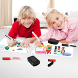 ANLIOTE Magnetic Dry Erase Board Fridge White Board Sheet 20x13, Flexible Refrigerator Magnets Whiteboard Planner for Home Kit