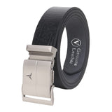 Sunshopping MenS Formal Genuine Leather AutoLock Adjustable Belt (Jafa47Br) (36, Black01)