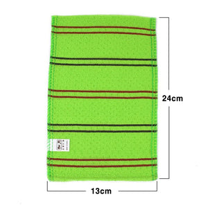 10 Pack SongWol Korean Beauty Skin Large Exfoliating Bath Shower Towel Gloves Scrub Wash Clothes Made in Korea Green