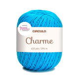 Circulo Charme Yarn for Crochet and Knitting - 433 yds - 100% Mercerized Brazilian Virgin Cotton - Soft Sport Weight - Color 219