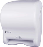 San Jamar T8400WH Smart Essence Classic Hands Free Paper Towel Dispenser, White