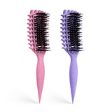 Curly Hair Brush Candybrush Curl Defining Brush for Detangling Shaping and Defining Curls for Women, Men, Wet & Dry Hair (Purple