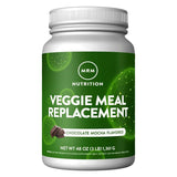 MRM Nutrition Veggie Meal Replacement Protein | Chocolate Mocha Flavored | 22g Complete Plant Based Protein | Meal on-The-go | M