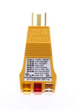IDEAL INDUSTRIES INC. 61035 EZ Check Circuit Tester, 120VAC, Heavy Duty, Yellow