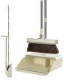 Broom and Dustpan Set for Home, 54 Inch Long Handle Upright Broom,