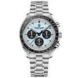 Haiqin Men'S Pagani Design Japanese Quartz Movement Stainless Steel Band Waterproof Casual Analog Professional Chronograph Watch