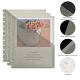 12 Pack Letter Size Disc Planner Pocket 11 Disc Planner Pocket Folder Discbound Dividers 8.5 x 11 Discbound Notebook Dividers wi