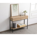 Elegant Decor 42 Inch Console Table In Mango Wood