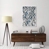 Meltwater Lakes On Hubbard Glacier, Wrangell-St. Elias National Park, Alaska-Paper Art-34,,X50,,