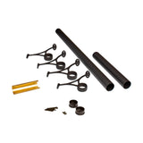 OUTWATER 12' Bar Foot Rail Kit - Complete Undercounter Mount Hardware and Tubing, Oil Rubbed Bronze Finish