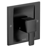 Moen TS2711BL 90 Degree PosiTemp Tub and Shower Trim Kit Valve, Required, Matte Black