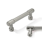 CABDM 2 Pack 3 Inch Cabinet Handles - Brushed Satin Nickel Pulls and Drawer Handles - Kitchen Cabinet Hardware