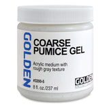 Golden Acryl Med 8 Oz Coarse Pumice Gel