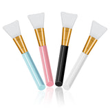 Silicone Face Mask Applicators, Flexible Facial Mud Masks Applicator, Hairless Moisturizers Tools, Soft Facial Brushes for Mud, 