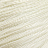 Qidkeo Faux Fur Fabric for Crafts, Gnomes, Animal Costumes, Cushions, Decorations White 30x36