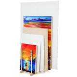 Falling in Art Large Wooden Art Storage Rack - Canvas Drying Stand for Artworks, Frames, Canvases, Drawing Boards, Prints, Panel