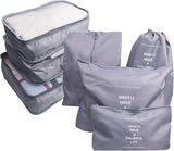 Drudraya Set Of 7 Packing Cubes Travel Bag | Spacious Clothes Organiser Pouch For Women & Men | Luggage Suitcase Organiser Bags 