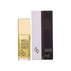 Alyssa Ashley Musk Eau De Toilette Spray,Silver 1.7 Ounce