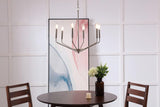Living District Indoor Modern Home Decorative Bright Ceiling Enzo 6 Light Chrome Pendant